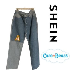 Shein x Care Bears NWT 40th Anniversary Wide Leg Jeans Large